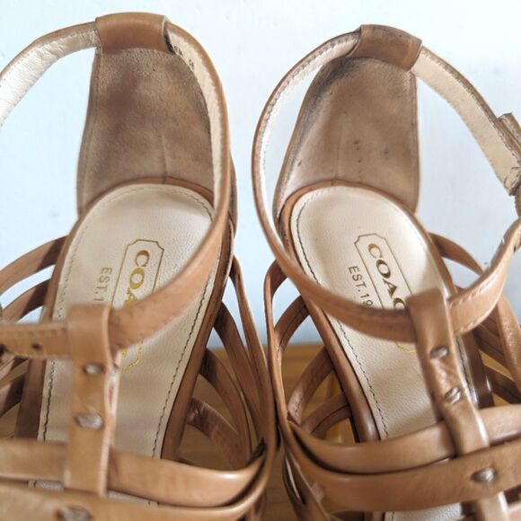 Coach Preppy Light Academia Feminine Chic Minimalist Glam Coquette Heel 5B - Picture 4 of 12